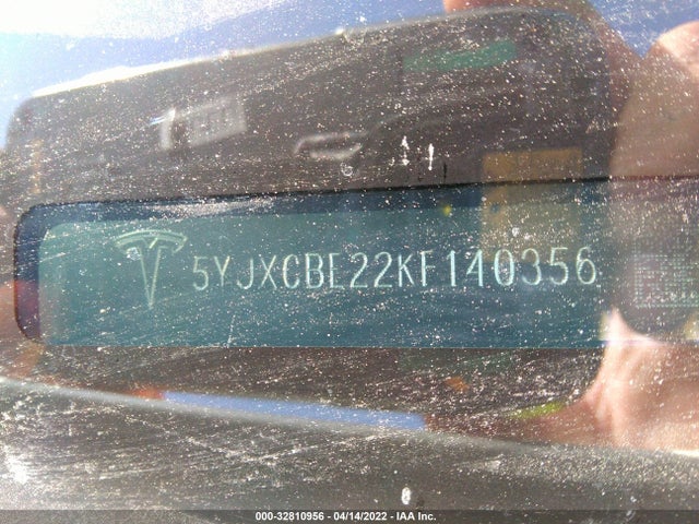 2019 Tesla Model X, VIN: 5YJXCBE22KF140356