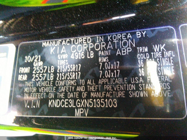 2022 Kia Niro, VIN: KNDCE3LGXN5135103