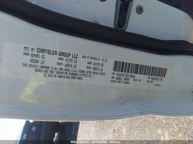 2014 DODGE CHARGER VIN: 2C3CDXCT3EH156024
