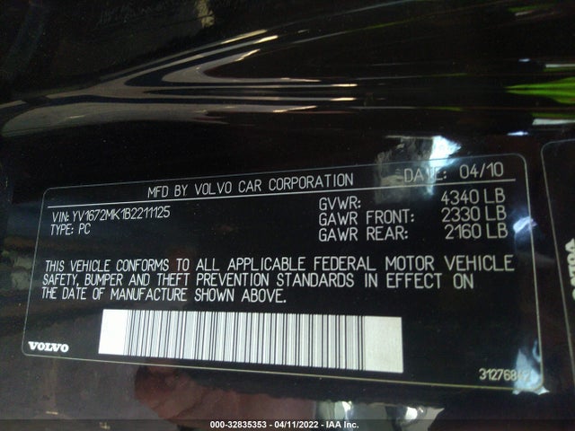 Volvo C30 2011 YV1672MK1B2211125 Image 9