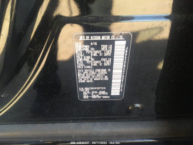 2015 Infiniti QX80, VIN: JN8AZ2NC4F9371518
