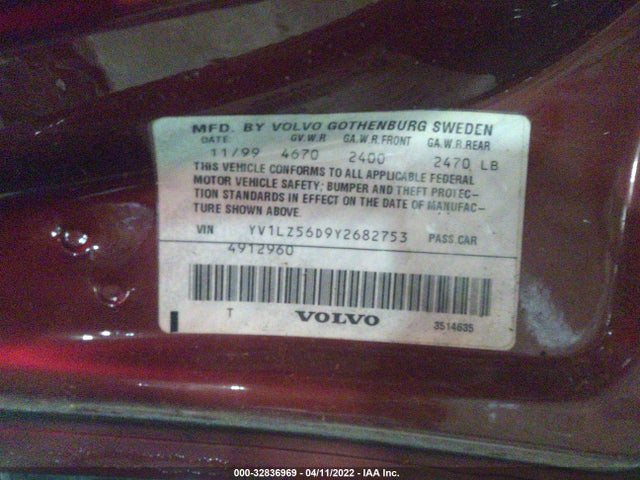 Volvo V70 2000 YV1LZ56D9Y2682753 Image 10
