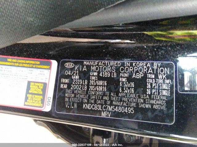 2021 Kia Niro, VIN: KNDCB3LC7M5480495