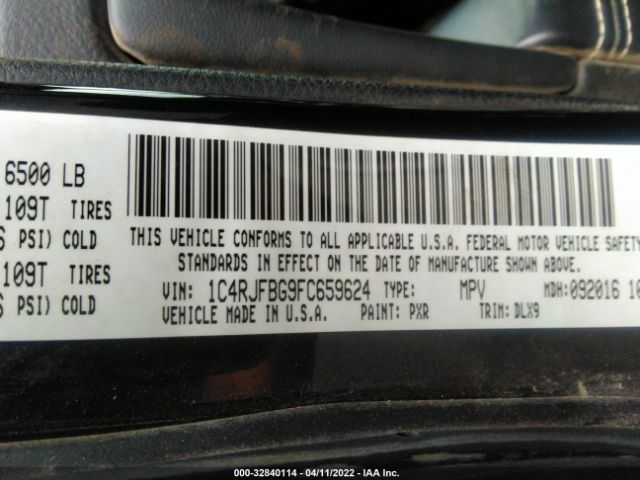 1C4RJFBG9FC659624 Jeep Grand Cherokee Limited