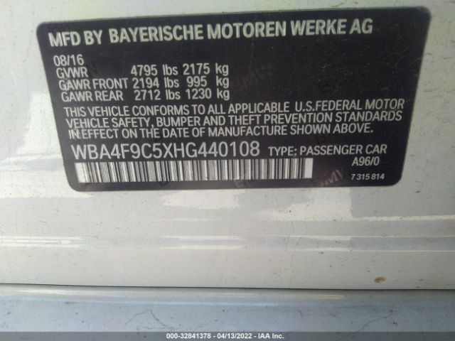 WBA4F9C5XHG440108 BMW 4 Series 430i Xdrive