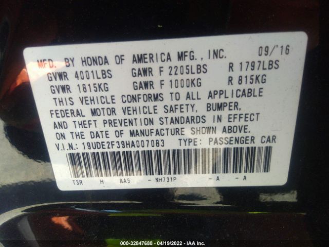 2017 ACURA ILX 19UDE2F39HA007083 Photo 8