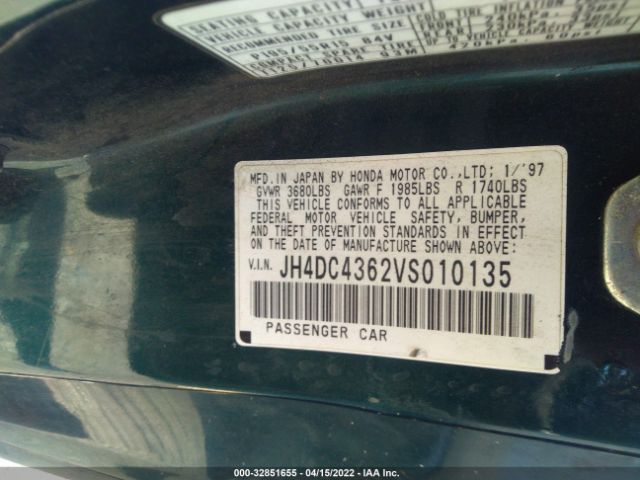 JH4DC4362VS010135 Acura Integra Gs