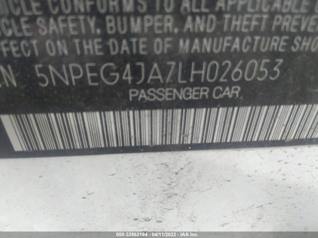 Hyundai SONATA SE 2020 5NPEG4JA7LH026053 Image 10