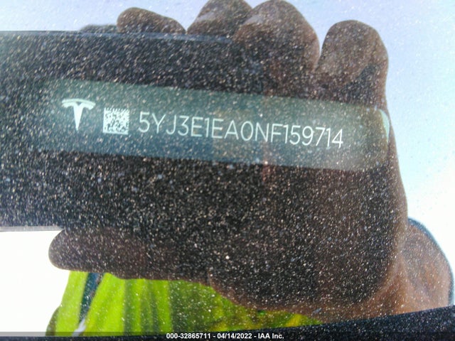 Tesla MODEL 3 2022 5YJ3E1EA0NF159714 Image 9