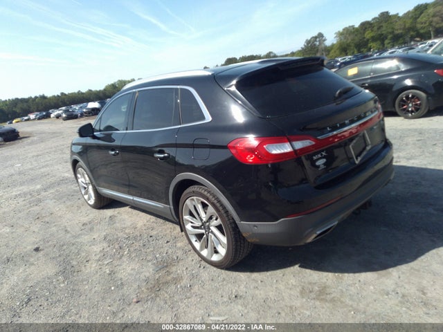 2016 LINCOLN MKX RESERVE VIN: 2LMPJ6LP0GBL49840