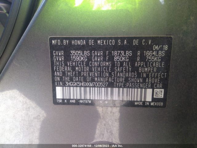3HGGK5H6XKM700527 Honda Fit Sport