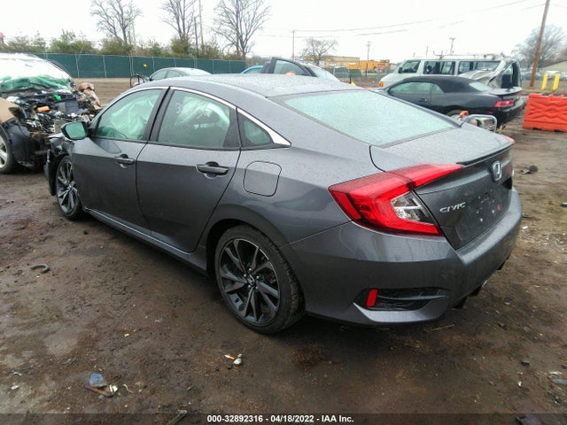 2020 HONDA CIVIC SEDAN SPORT VIN: 2HGFC2F89LH509760