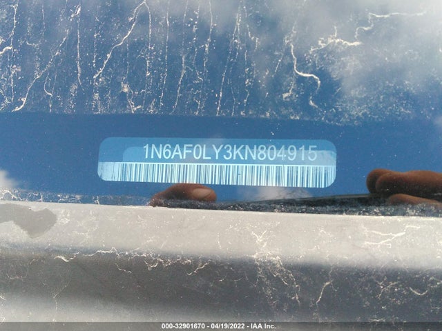 2019 Nissan NV, VIN: 1N6AF0LY3KN804915