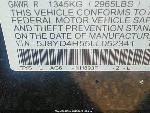 5J8YD4H55LL052341 Acura Mdx W/technology Pkg