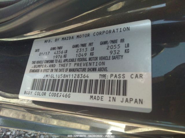 JM1GL1U58H1128364 Mazda Mazda6 Sport