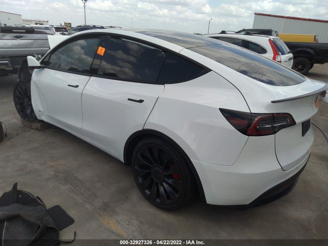 2022 TESLA MODEL Y PERFORMANCE VIN: 7SAYGDEFXNF400050