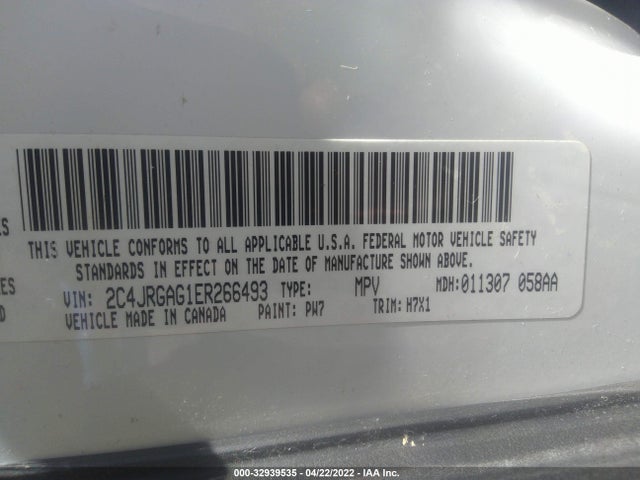 2014 Ram Cargo Van, VIN: 2C4JRGAG1ER266493