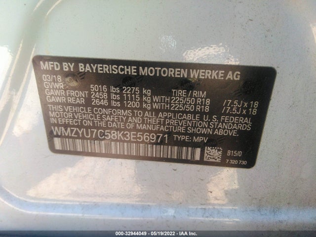 2019 Mini Countryman, VIN: WMZYU7C58K3E56971
