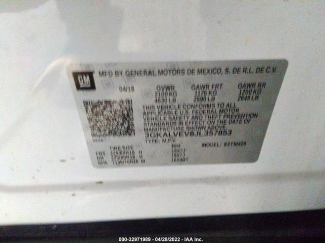 3GKALVEV8JL357853 GMC Terrain Slt