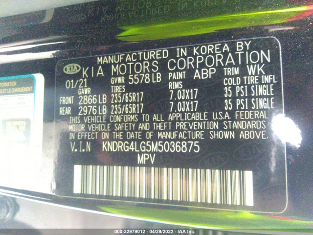 2021 Kia Sorento, VIN: KNDRG4LG5M5036875