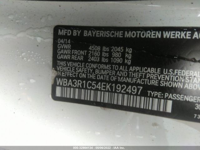 WBA3R1C54EK192497 BMW 4 Series 435i