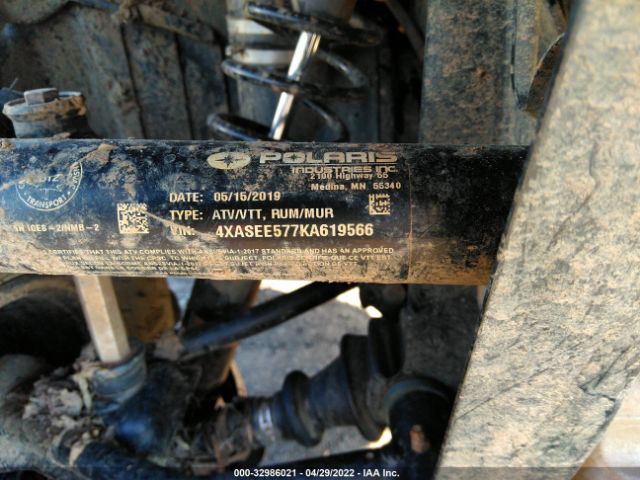 2019 POLARIS SPORTSMAN 4XASEE577KA619566 Photo 9