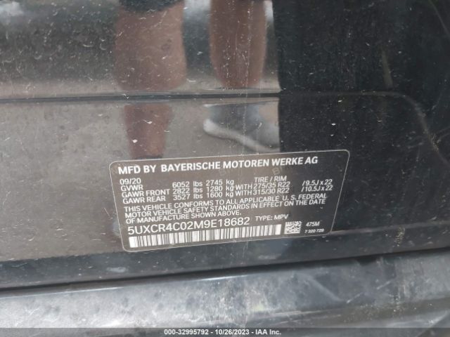 5UXCR4C02M9E18682 BMW X5 Sdrive40i
