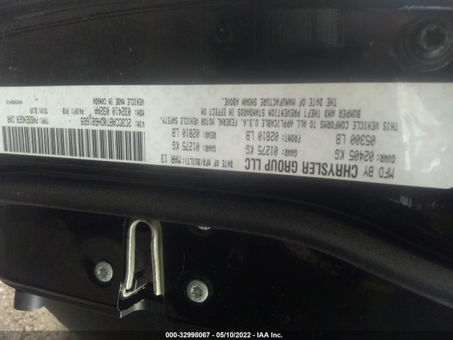 2013 CHRYSLER 300 300S VIN: 2C3CCABT0DH681669