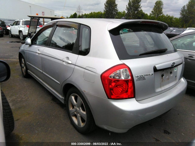 2008 KIA SPECTRA VIN: KNAFE161685017415