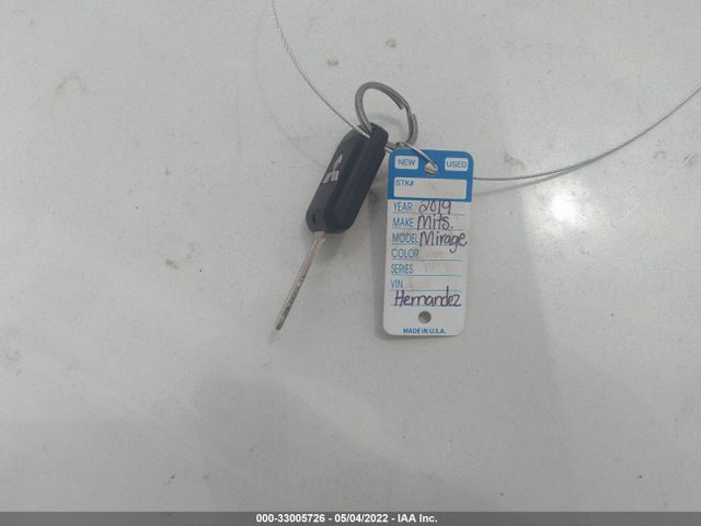 2019 Mitsubishi Mirage, VIN: ML32F3FJ0KHF08827