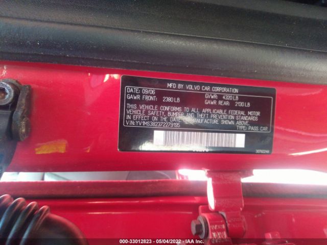 YV1MS382372279195 Volvo S40 2.4l