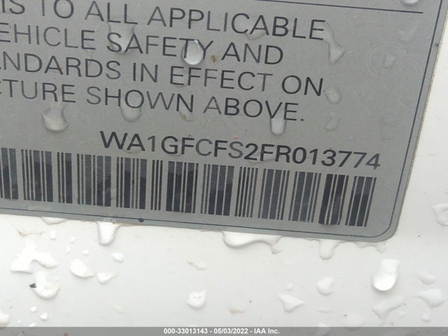 WA1GFCFS2FR013774 Audi Q3 2.0t Prestige