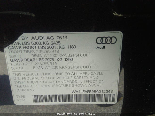 WA1LFAFP9EA012343 Audi Q5 Premium Plus