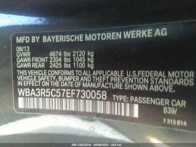 WBA3R5C57EF730058 BMW 4 Series 435i Xdrive