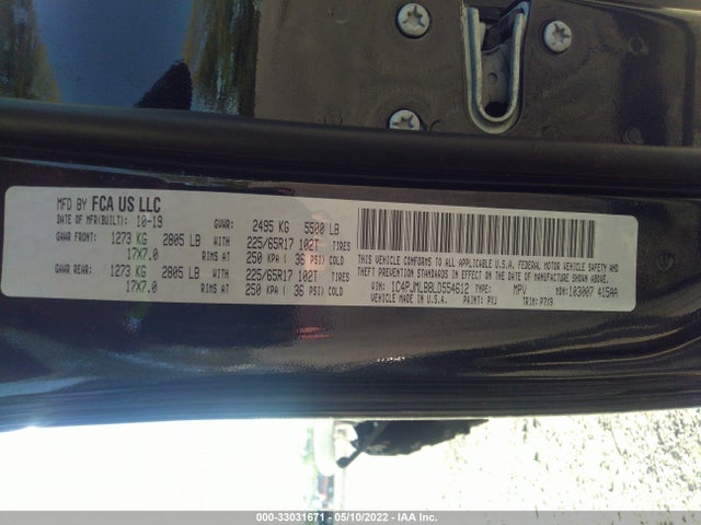 1C4PJMLB8LD554612 Jeep Cherokee Latitude Plus