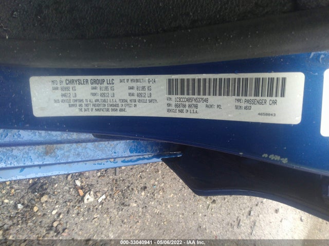 Chrysler 200 Limited 2015 1C3CCCAB5FN537548 Image 10