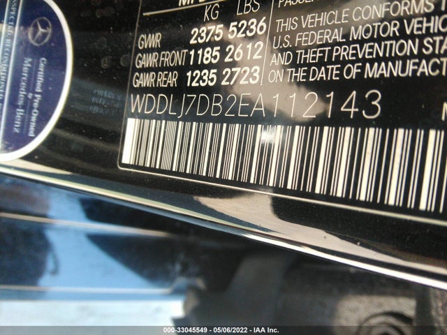 2014 Mercedes-Benz CLS-Class, VIN: WDDLJ7DB2EA112143