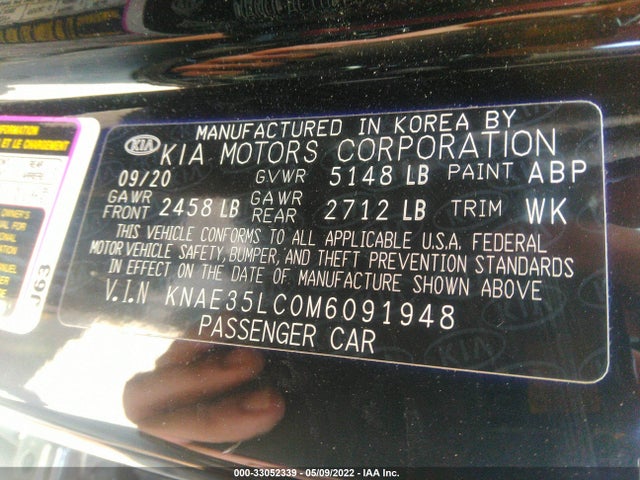 2021 Kia Stinger, VIN: KNAE35LC0M6091948