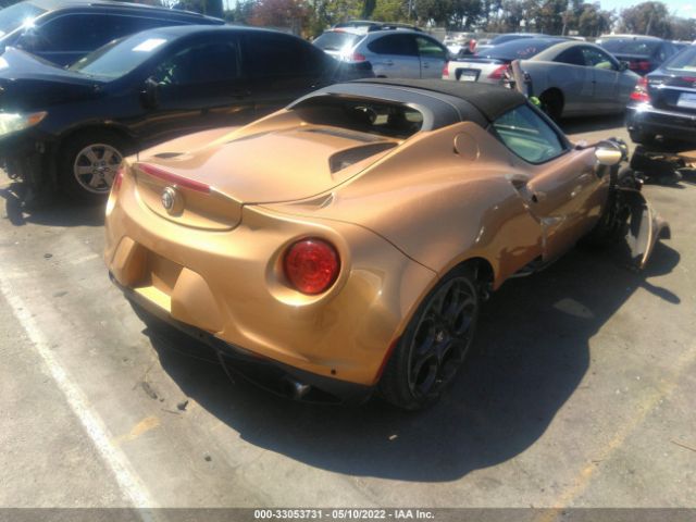 2016 ALFA ROMEO 4C SPIDER ZARBAAB49GM180826 Photo 3