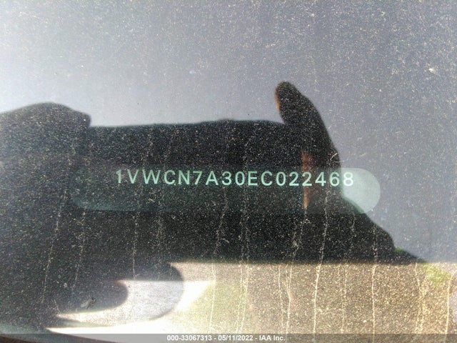 1VWCN7A30EC022468 Volkswagen Passat Tdi Sel Premium
