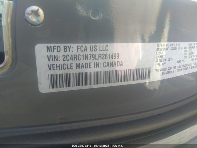 2020 Chrysler Pacifica Hybrid, VIN: 2C4RC1N79LR261499