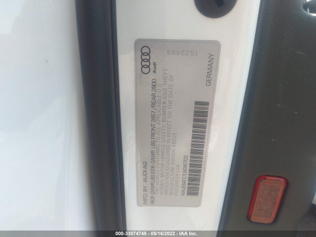 2020 Audi A6, VIN: WAUE8AF27LN090703