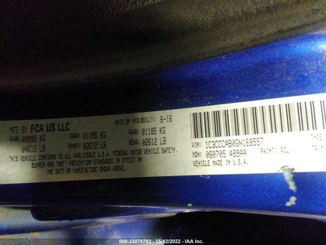 Chrysler 200 Limited 2016 1C3CCCAB0GN188557 Image 9