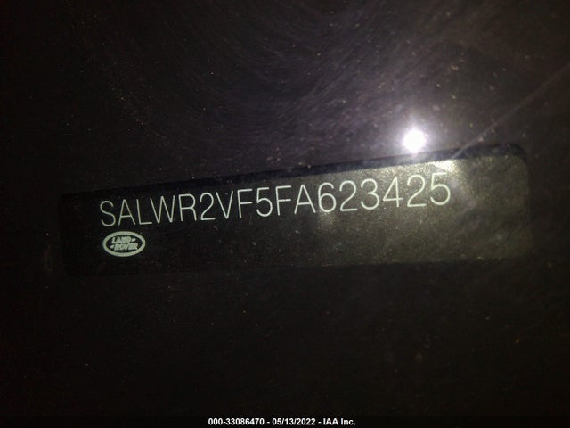2015 Land Rover Range Rover Sport, VIN: SALWR2VF5FA623425