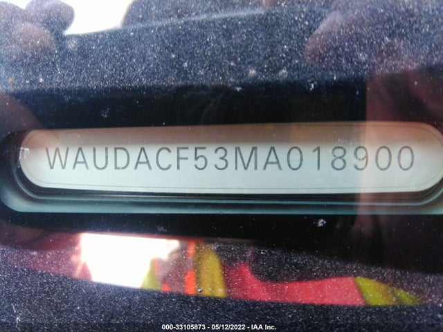 2021 Audi A5, VIN: WAUDACF53MA018900