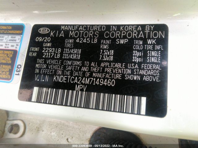 KNDETCA24M7149460 KIA Seltos Sx