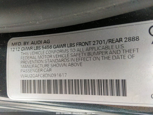 Audi A7 2013 WAU2GAFC8DN091617 Image 10