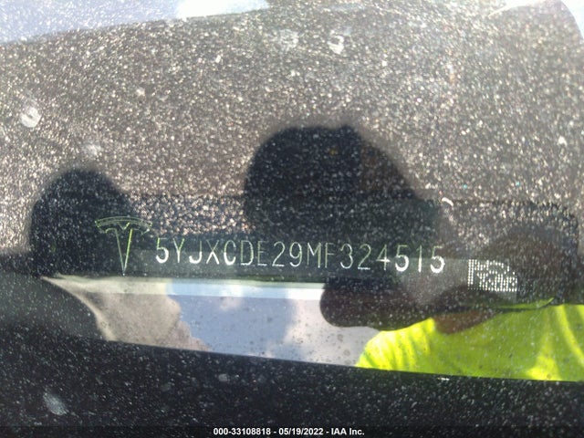 2021 Tesla Model X, VIN: 5YJXCDE29MF324515