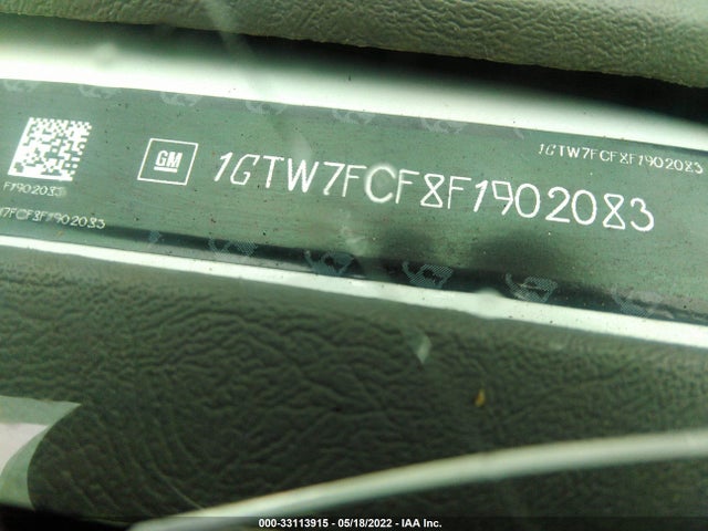 2015 GMC Savana, VIN: 1GTW7FCF8F1902083