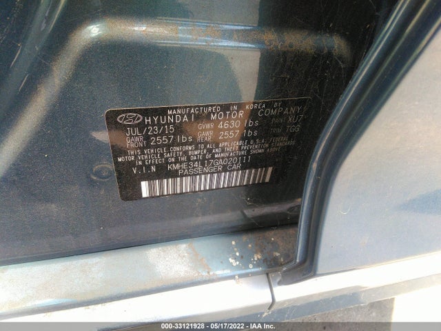 2016 Hyundai Sonata, VIN: KMHE34L17GA020111
